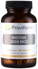 Proviform Biotine 2500mcg 100 Vegetarische capsules