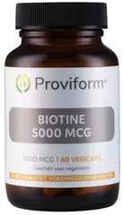 Proviform Biotine 5000mcg 60.00 Vegetarische capsules