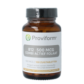 Proviform Vitamine B12 500mcg combi actief folaat 100 Zuigtabletten