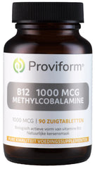 Proviform Vitamine B12 1000mcg methylcobalamine 90 Zuigtabletten