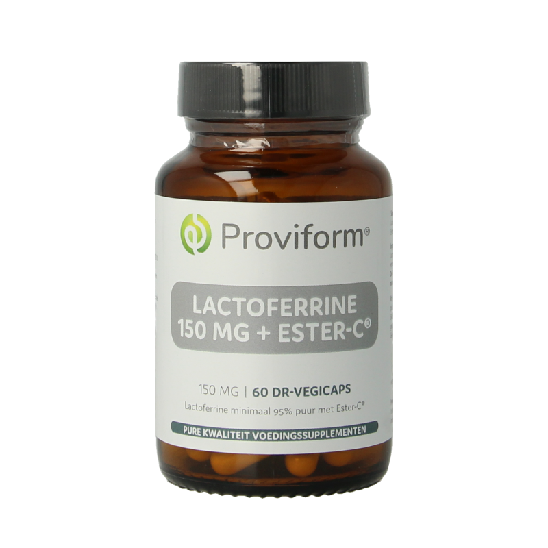 Proviform Lactoferrine puur 150mg + ester C 60.00 Vegetarische capsules