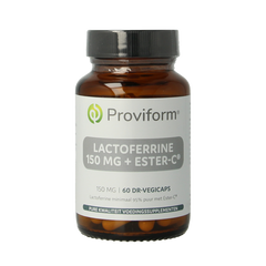 Proviform Lactoferrine puur 150mg + ester C 60.00 Vegetarische capsules