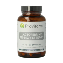 Proviform Lactoferrine puur 150mg + ester C 180 Vegetarische capsules