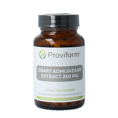 Proviform Zwart komijnzaad 250mg (20% thymoquinone) 60.00 Vegetarische capsules