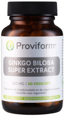 Proviform Ginkgo biloba super extract 200mg 60 Vegetarische capsules