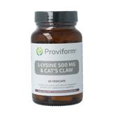 Proviform L-Lysine 500mg & cats claw 60.00 Vegetarische capsules