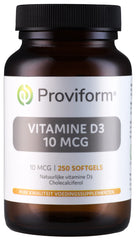 Proviform Vitamine D3 10mcg 250 Softgels