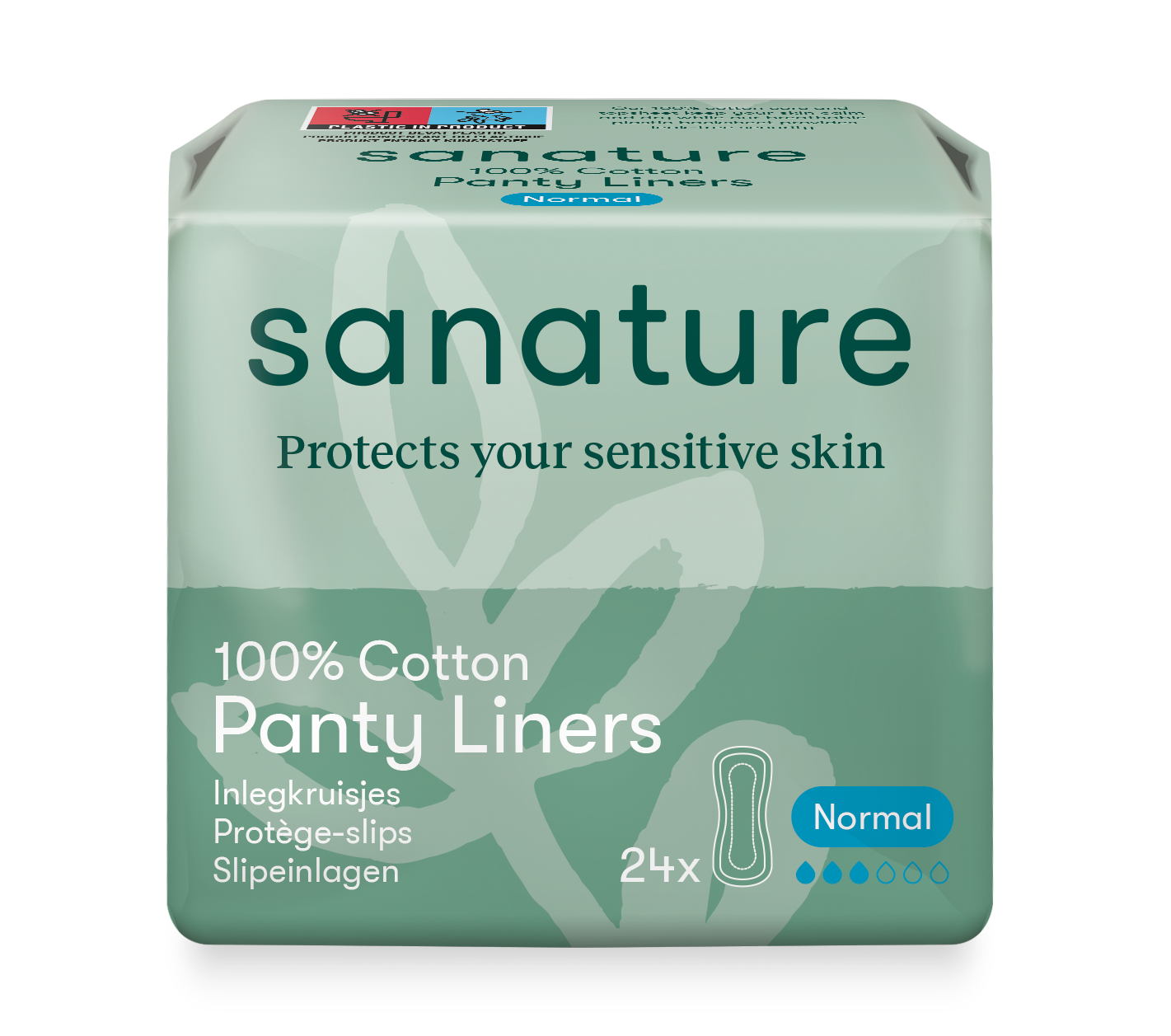 Sanature Inlegkruisjes normaal 100% katoen 24 Stuks