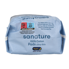 Sanature Maandverband ultra night 10 Stuks