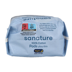 Sanature Maandverband ultra night 10 Stuks