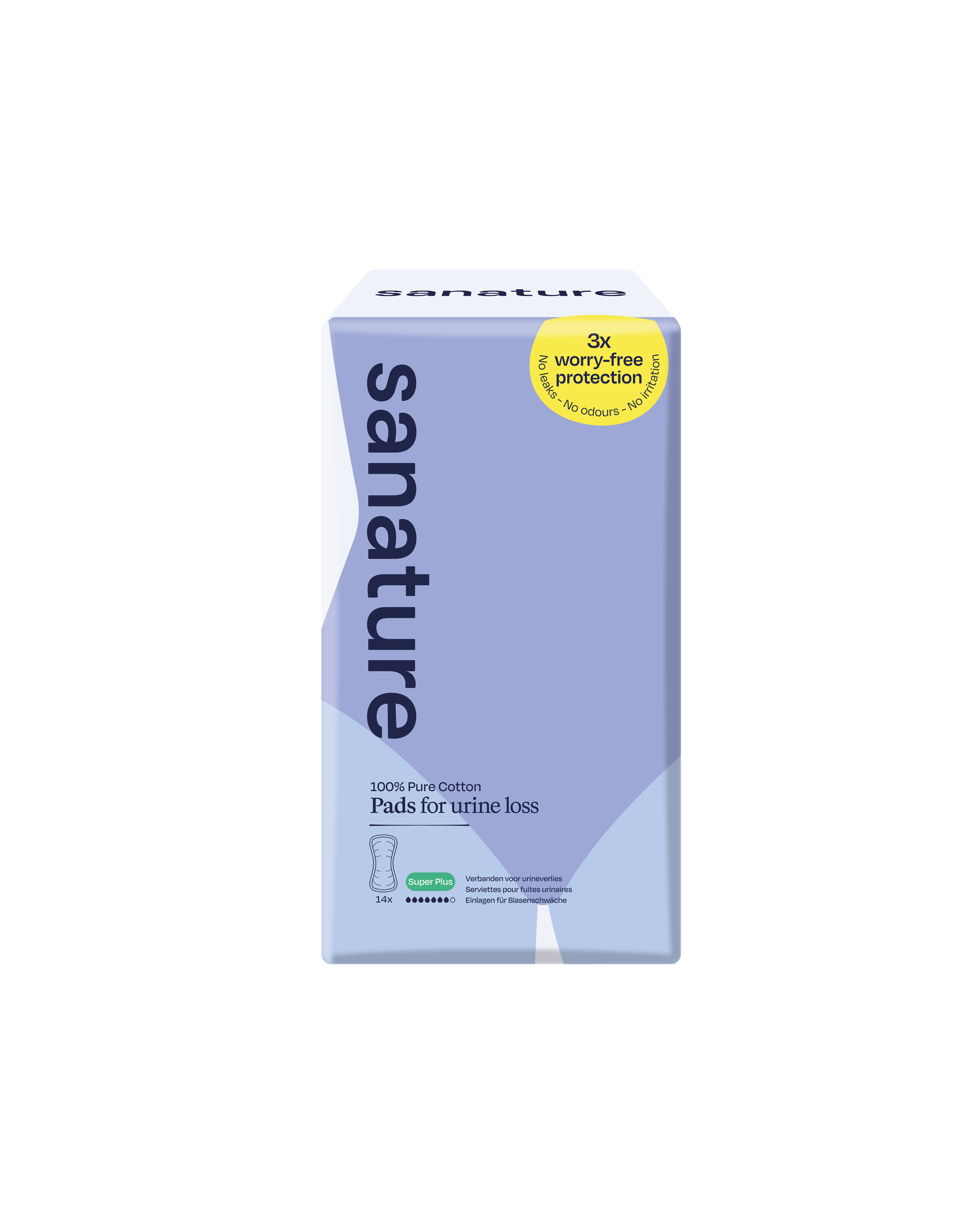 Sanature Pro vivo incontinentieverband super plus 14.00 Stuks