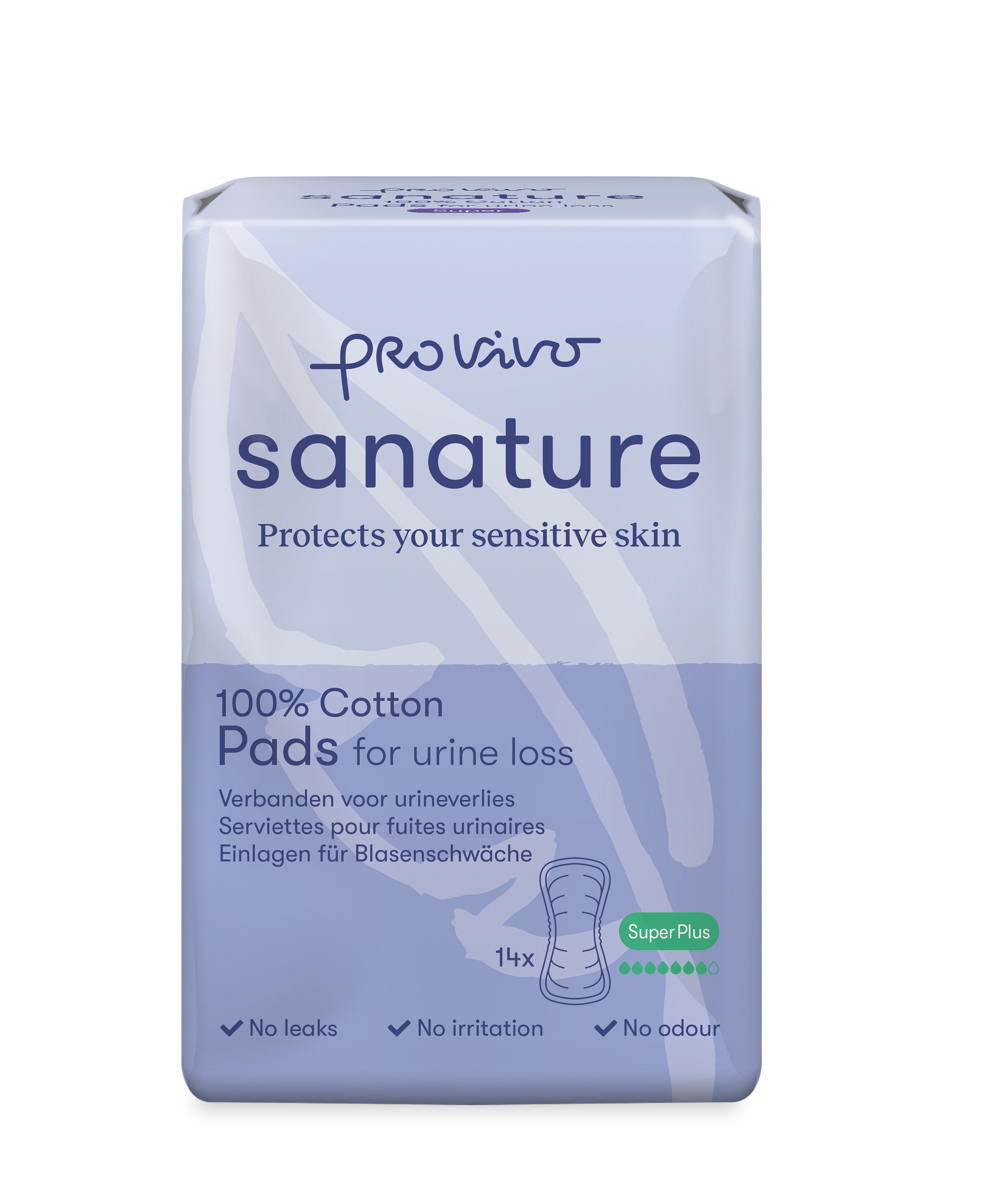 Sanature Pro vivo incontinentieverband super plus 14.00 Stuks