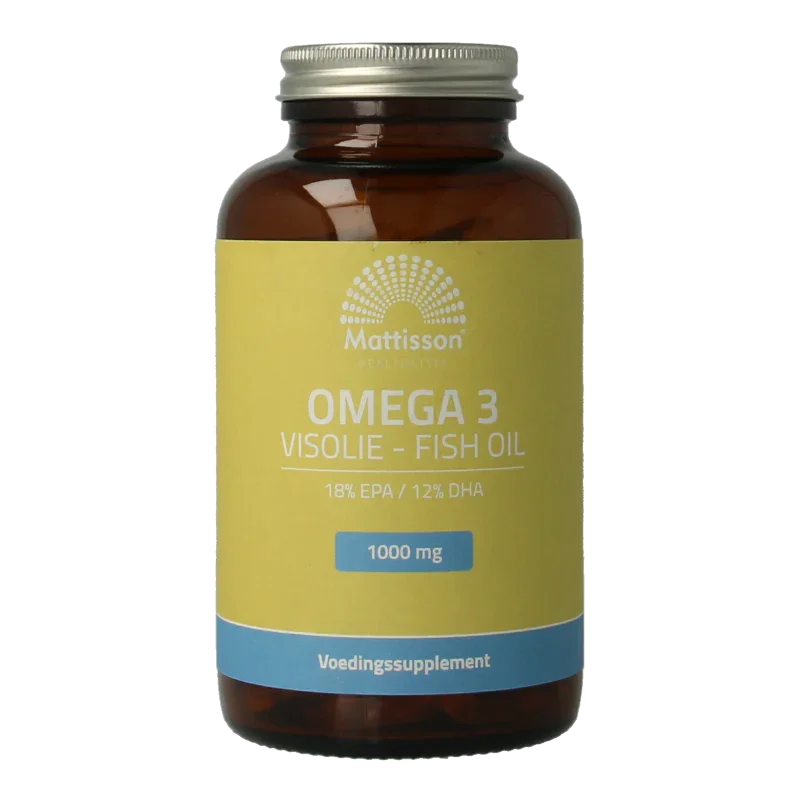 Mattisson Omega 3 visolie 18% EPA 12% DHA 1000mg 120 Capsules
