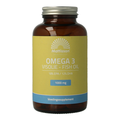 Mattisson Omega 3 visolie 18% EPA 12% DHA 1000mg 120 Capsules