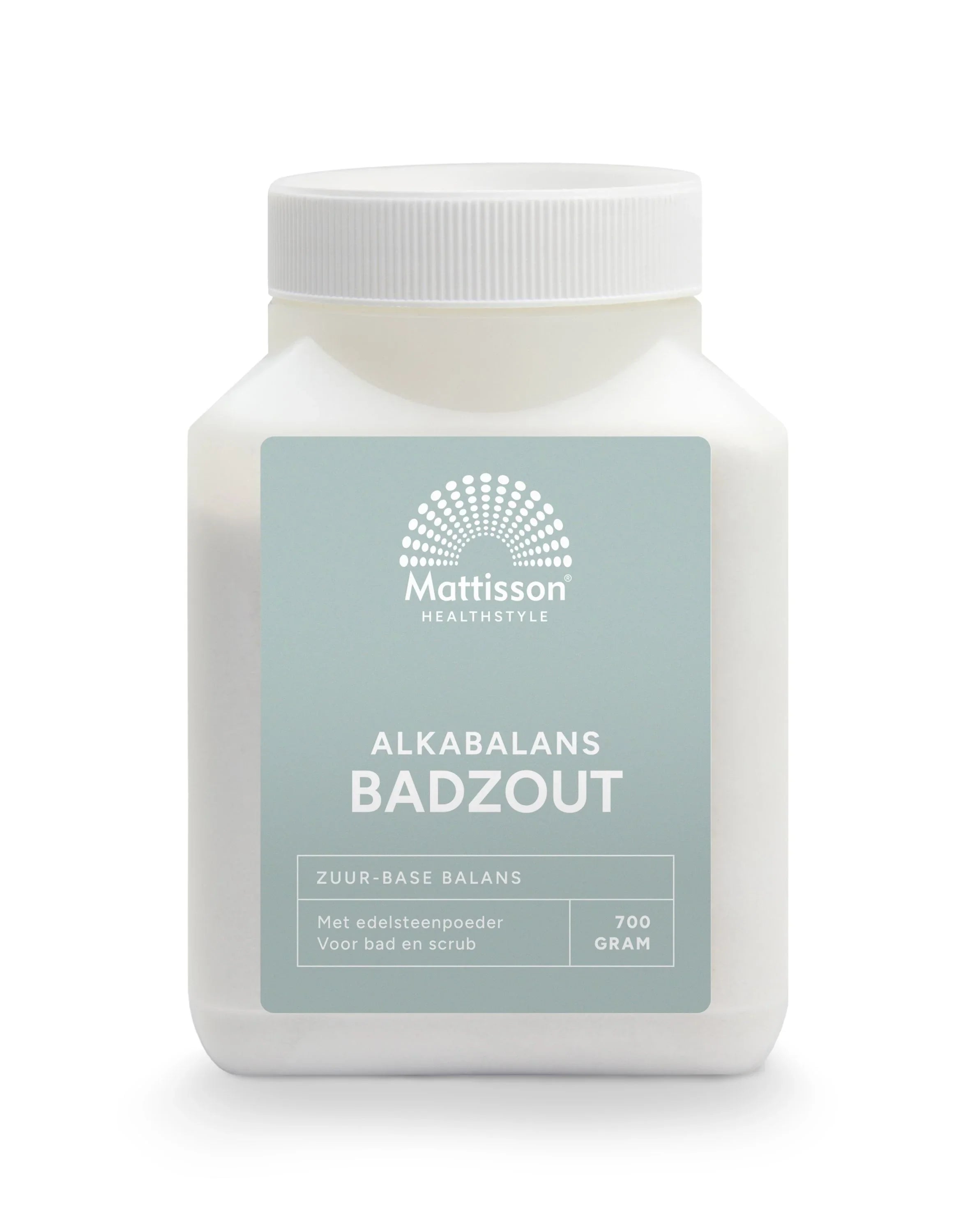 Mattisson Alkabalans zuur base badzout PH 8.0 700 Gram