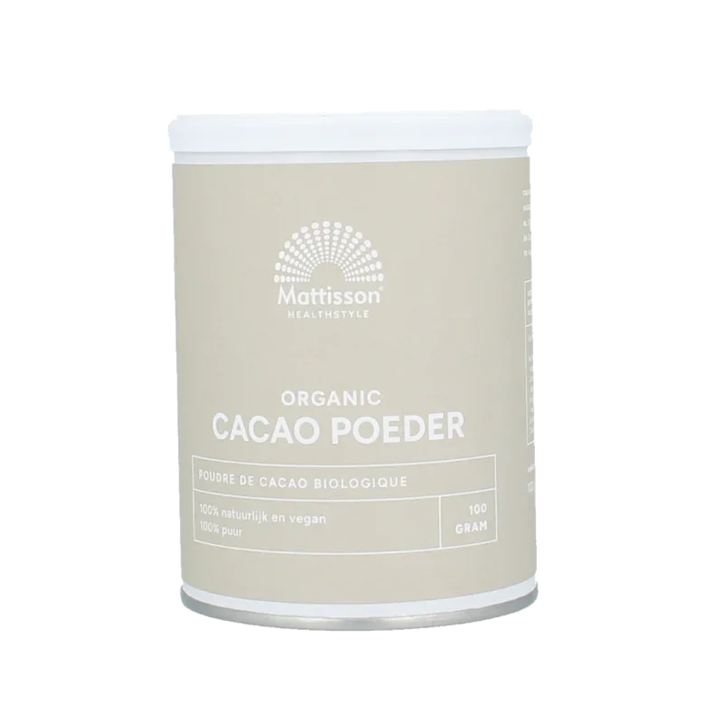 Mattisson Cacao poeder bio 100 Gram
