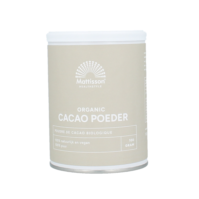 Mattisson Cacao poeder bio 100 Gram