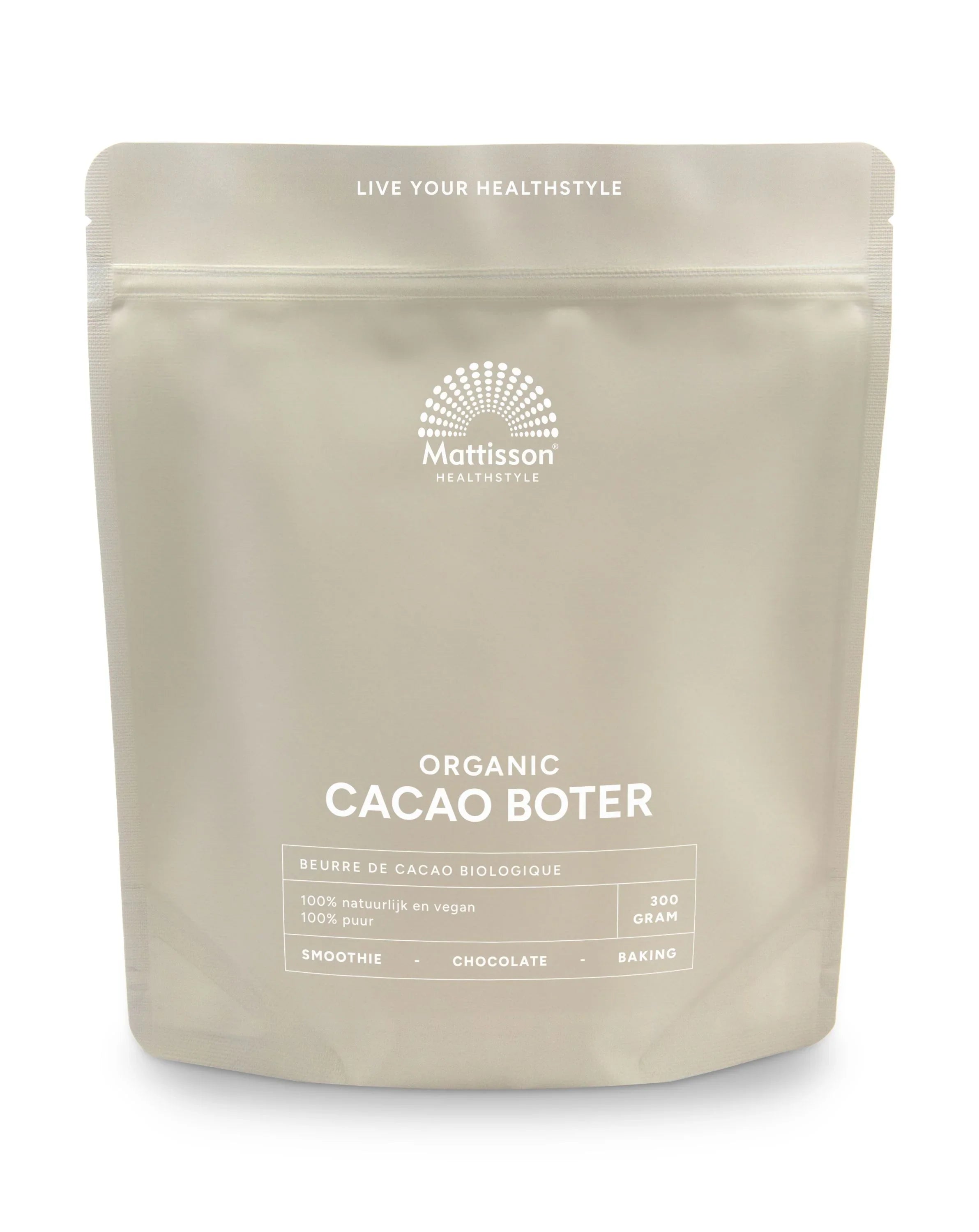 Mattisson Cacao boter bio 300 Gram