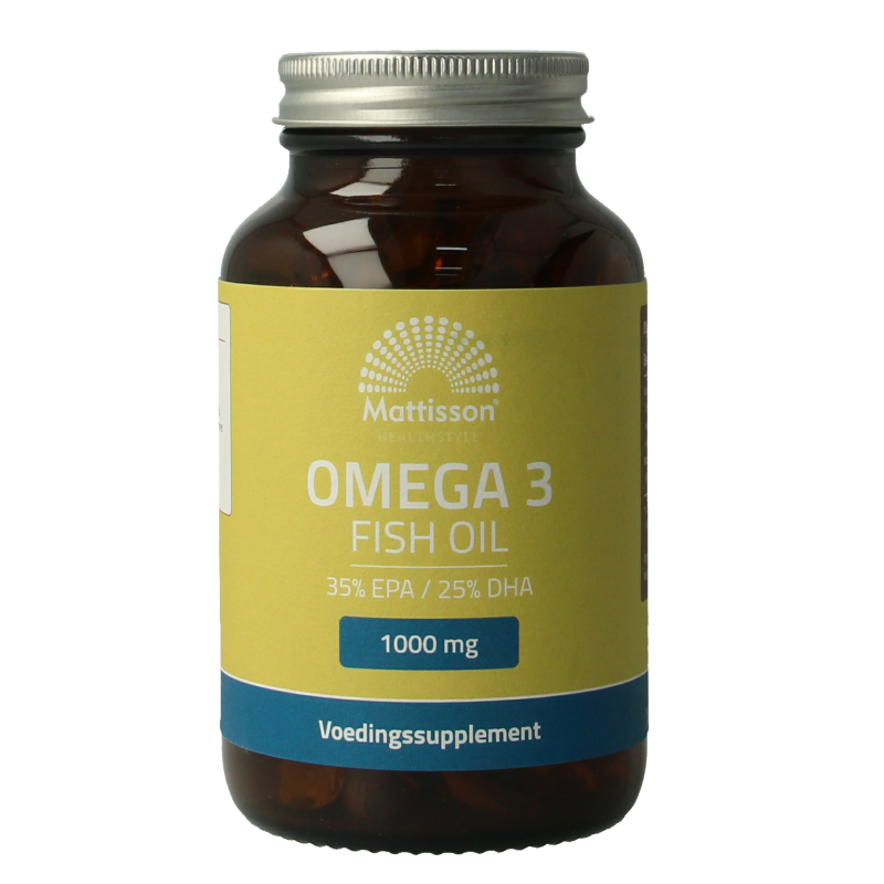 Mattisson Omega 3 visolie 35% EPA 25% DHA 1000mg 90 Capsules