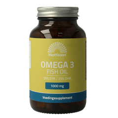 Mattisson Omega 3 visolie 35% EPA 25% DHA 1000mg 90 Capsules