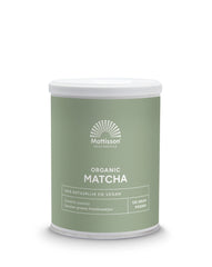 Mattisson Matcha powder poeder green tea bio 125 Gram