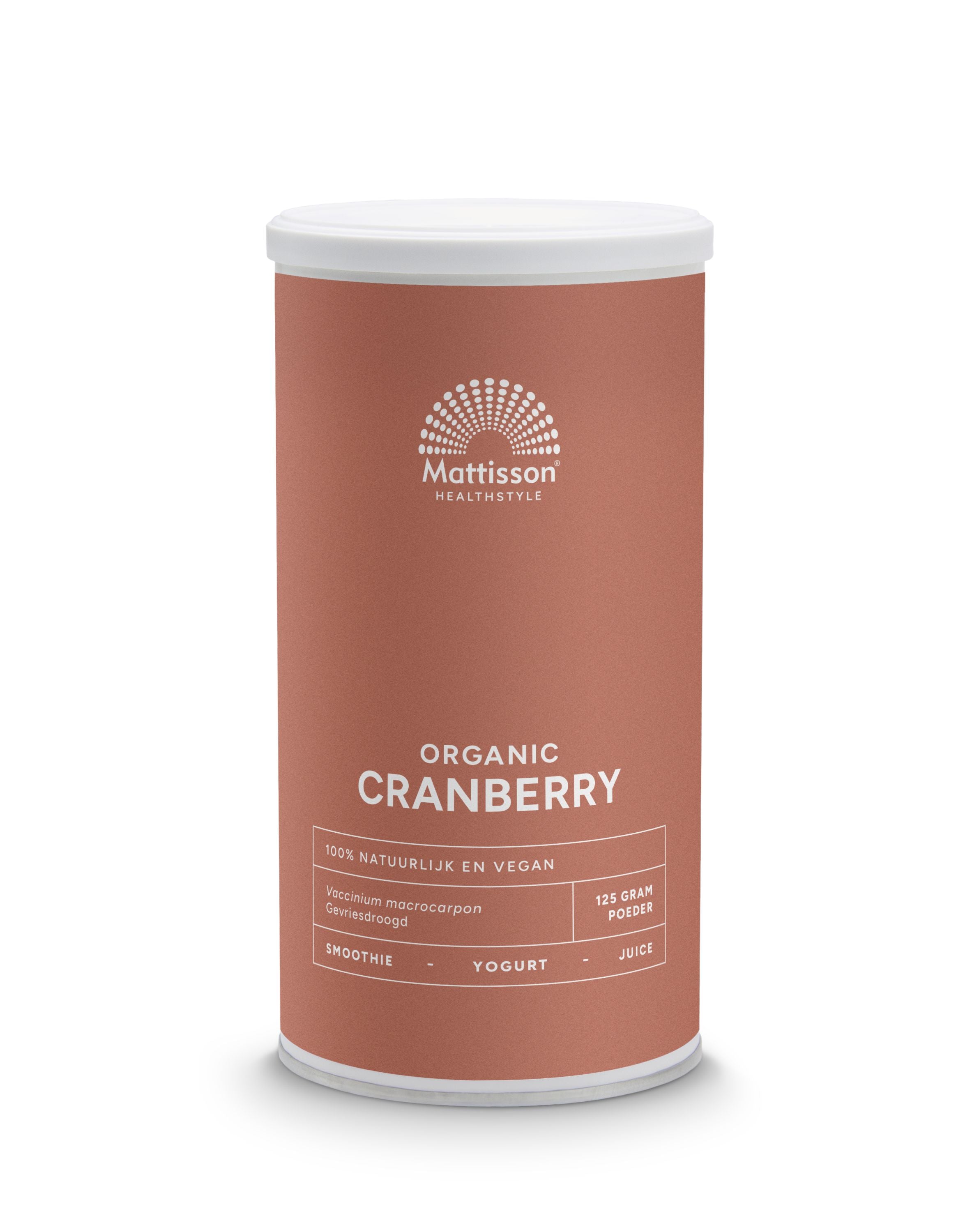 Mattisson Cranberry poeder bio 125 Gram