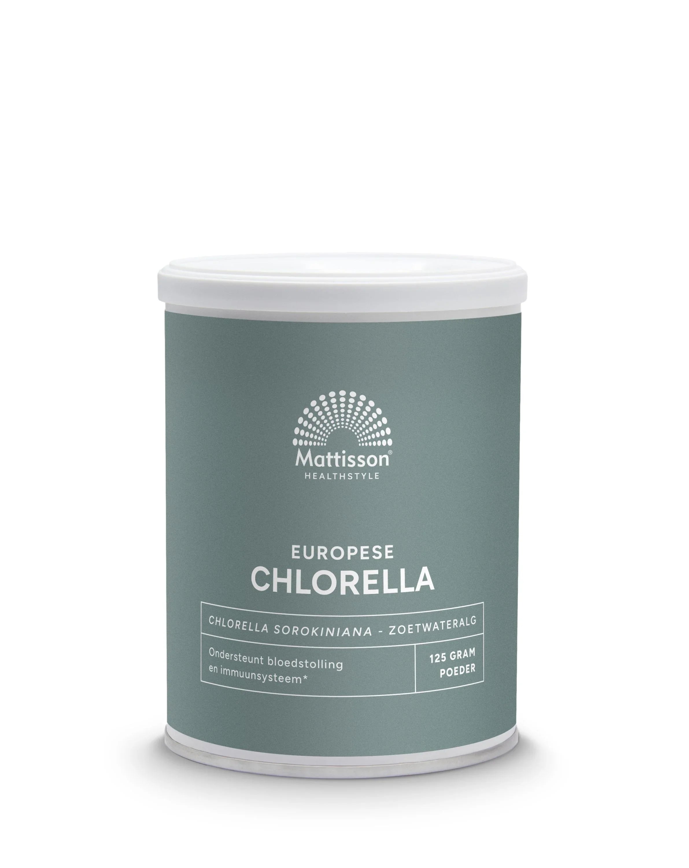 Mattisson Chlorella poeder Europees 125 Gram
