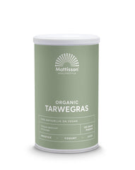 Mattisson Tarwegras wheatgrass poeder raw bio 125 Gram