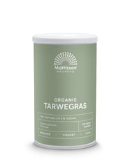 Mattisson Tarwegras wheatgrass poeder raw bio 125 Gram