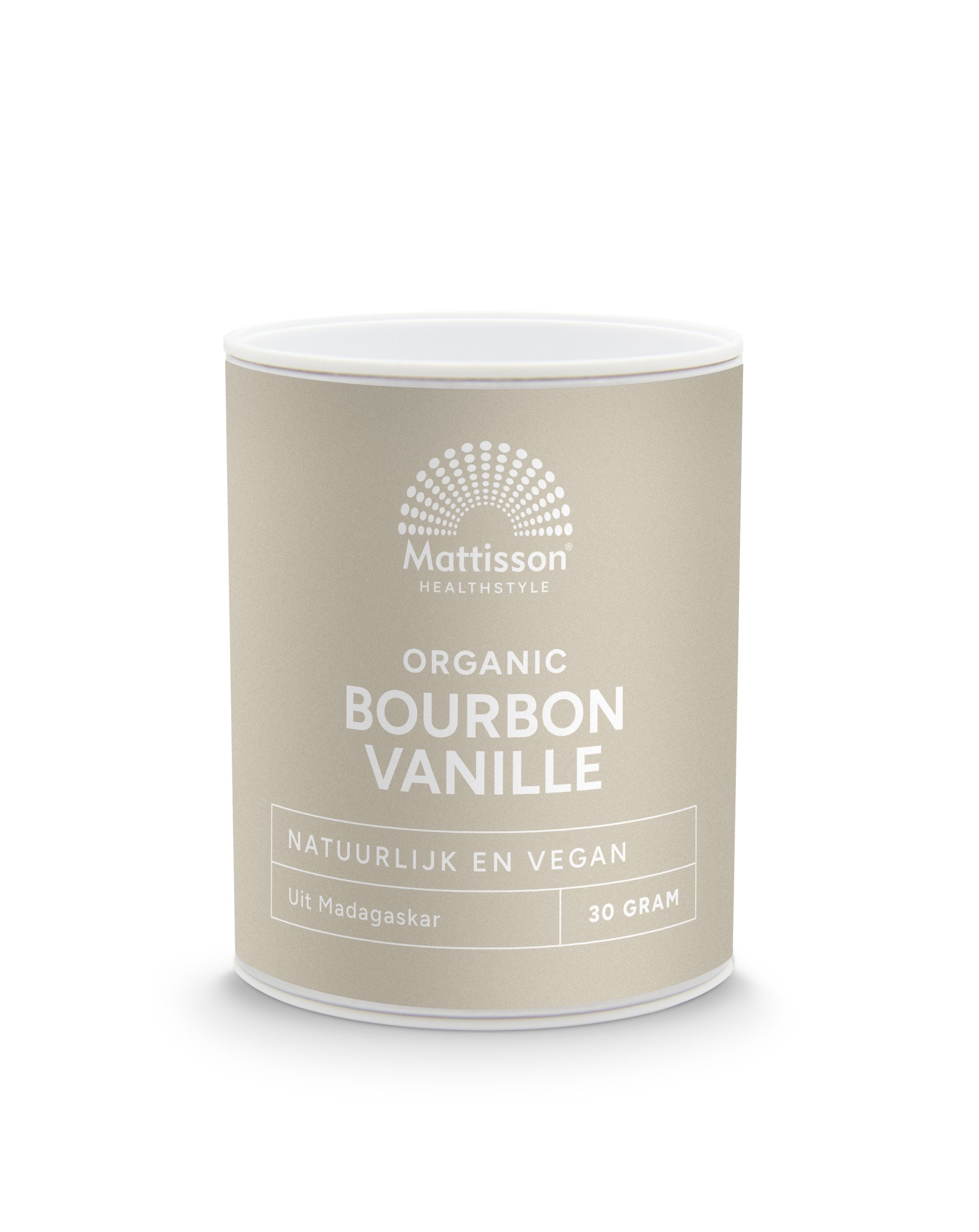 Mattisson Bourbon vanille poeder bio 30.00 Gram