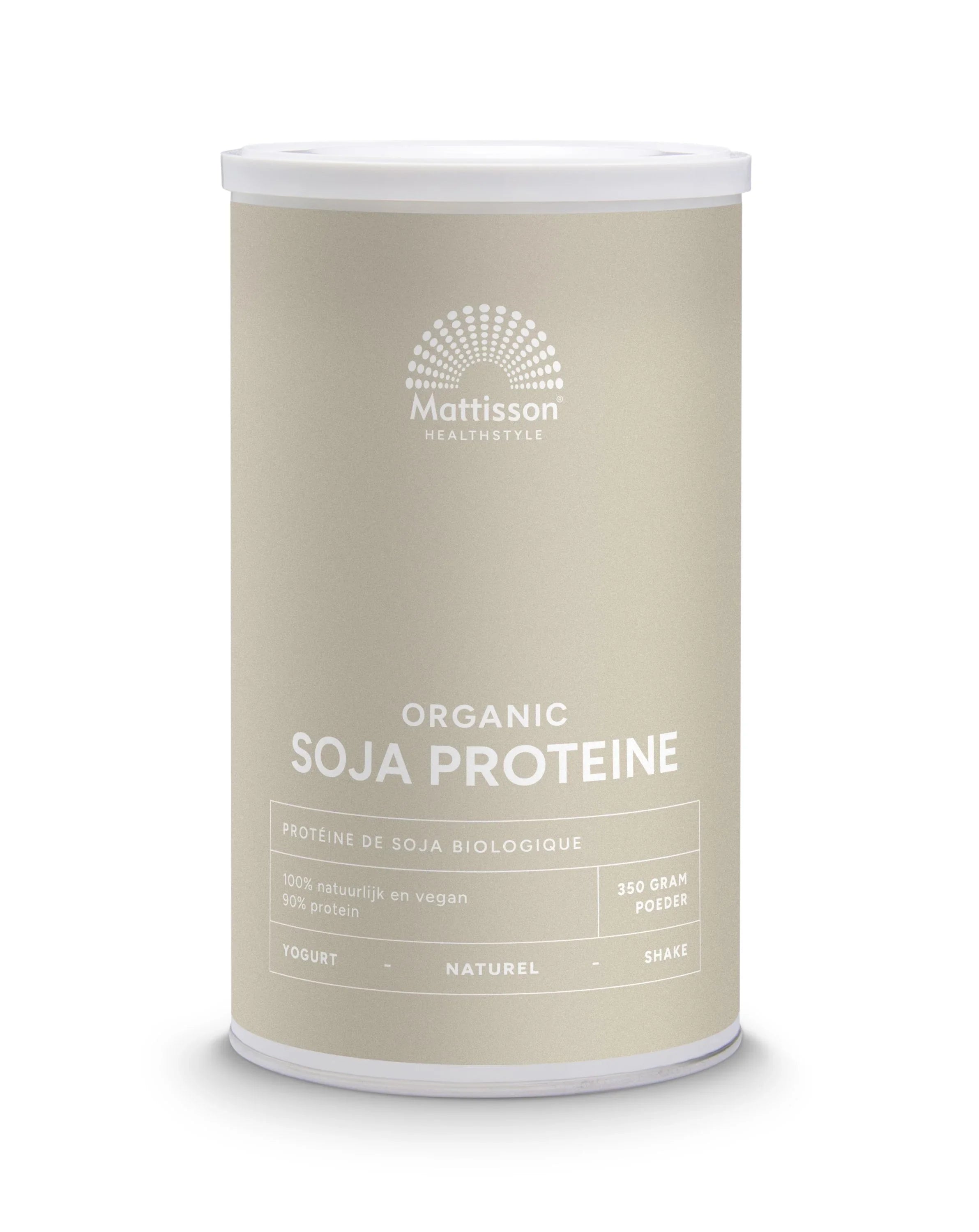 Mattisson Vegan soja proteine 90% bio 350 Gram