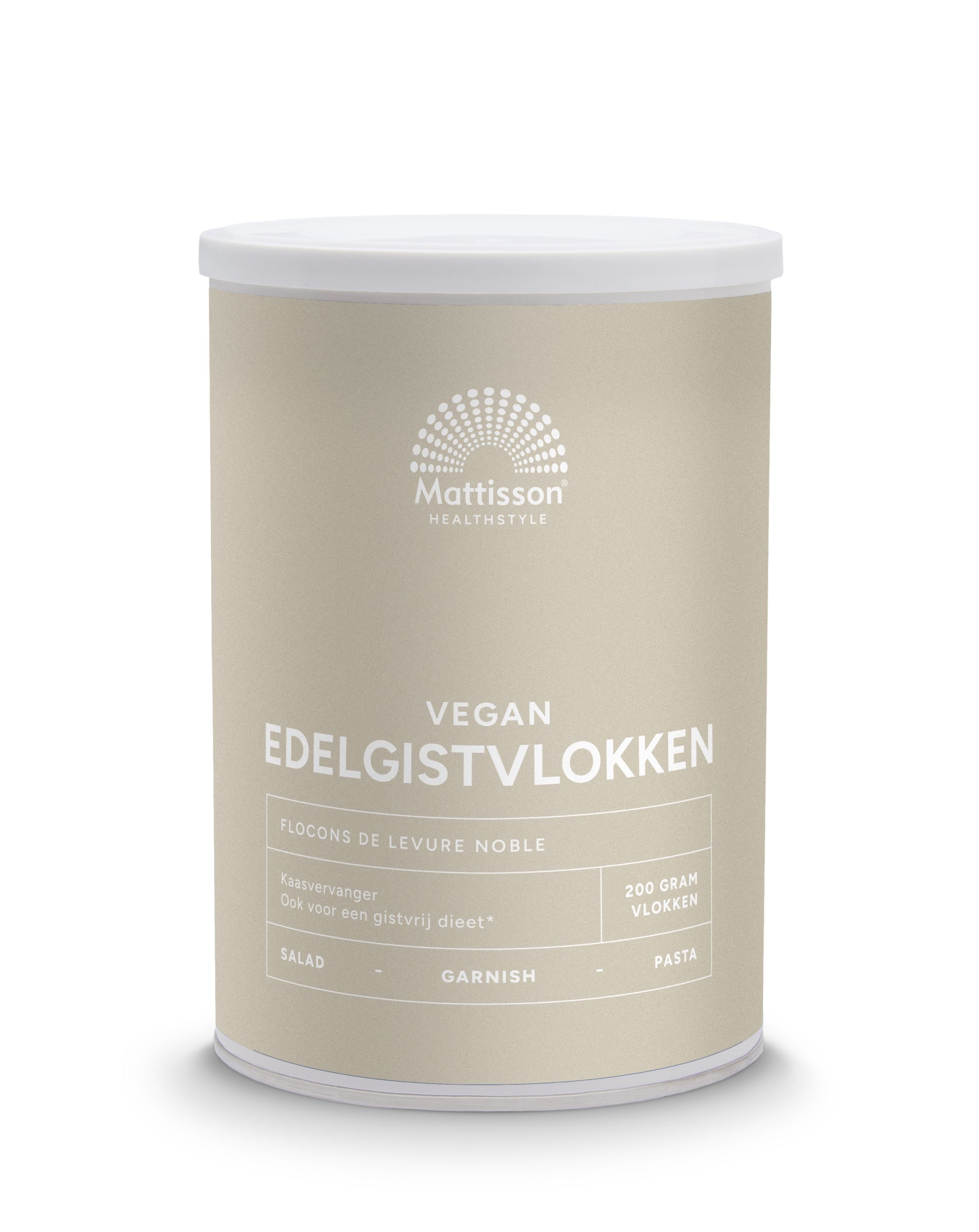 Mattisson Absolute edelgistvlokken 100% puur 200 Gram