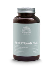 Mattisson Levertraanolie 1000mg met vitamine A/D 120.00 Capsules