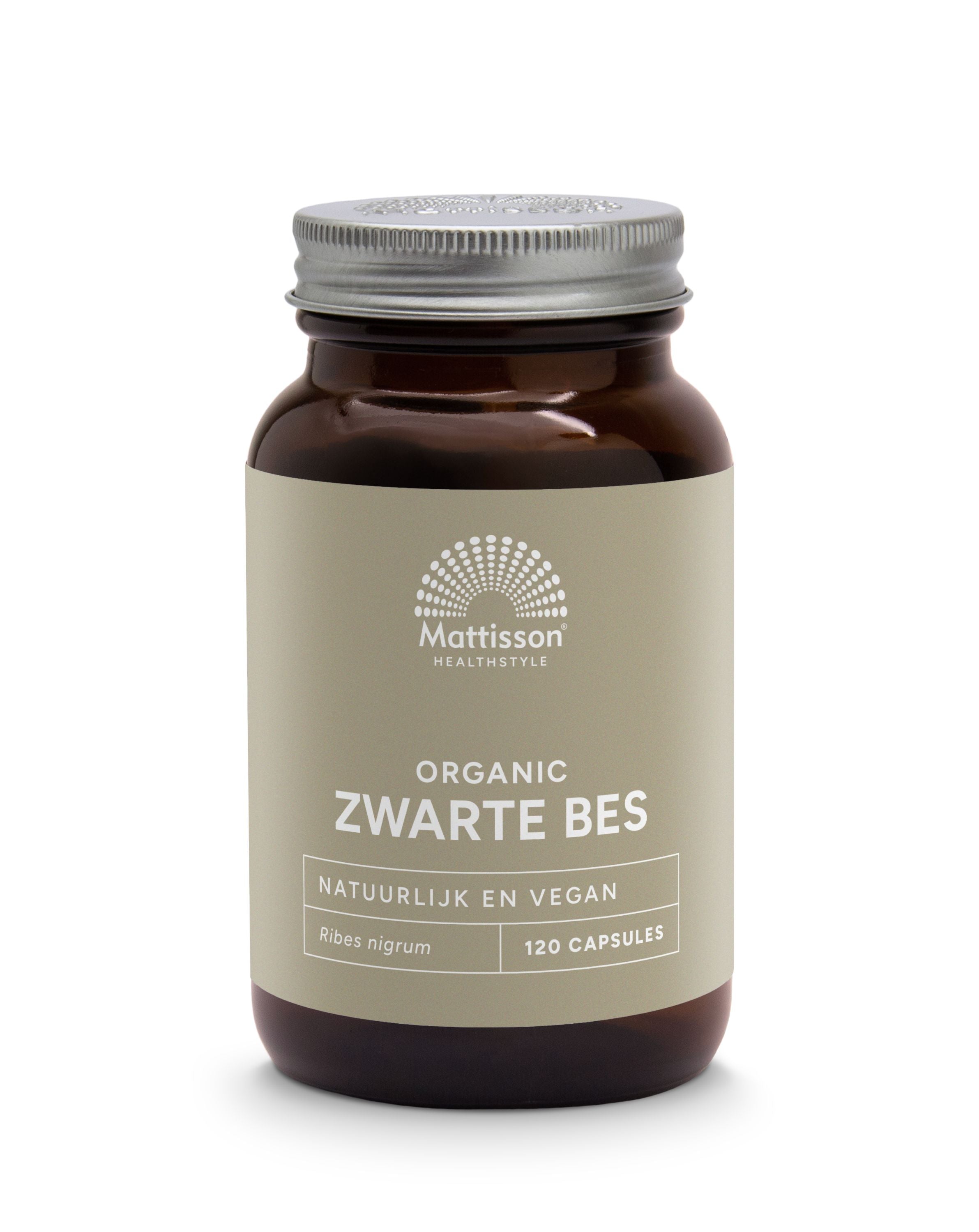 Mattisson Zwarte bes bio 120.00 Vegetarische capsules