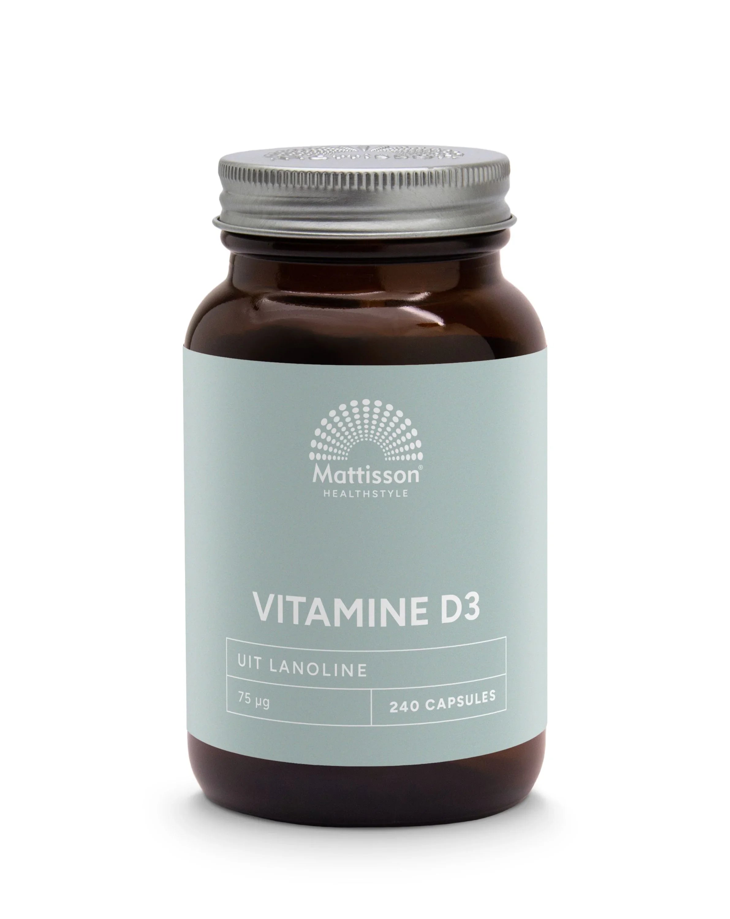 Mattisson Vitamine D3 75mcg 3000IE 240 Capsules
