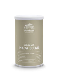 Mattisson Maca poeder blend geel, rood & zwart bio 300 Gram