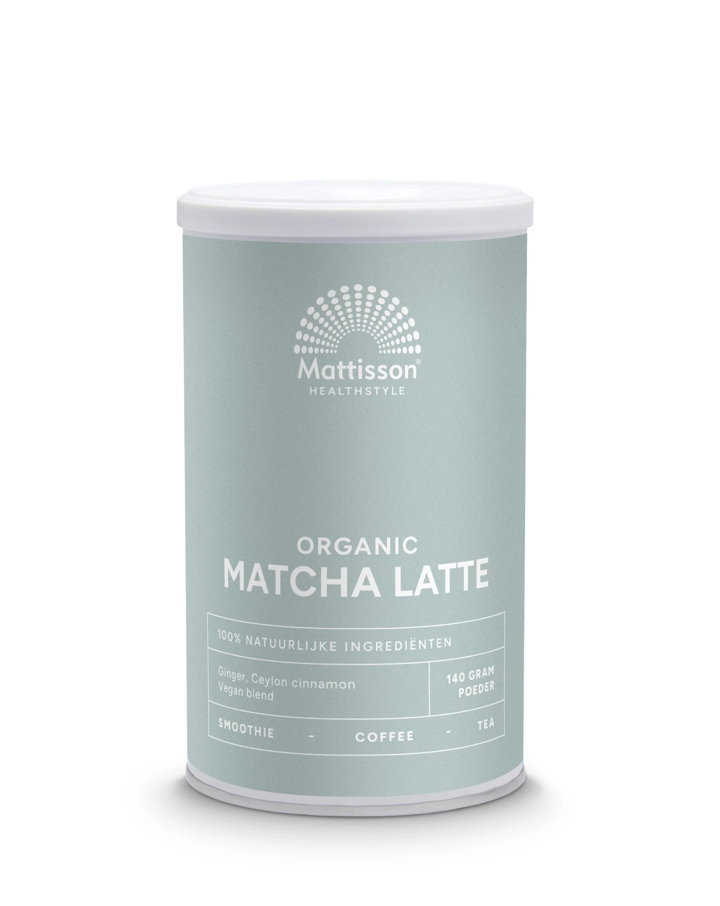 Mattisson Latte matcha gember - Ceylon kaneel bio 140 Gram