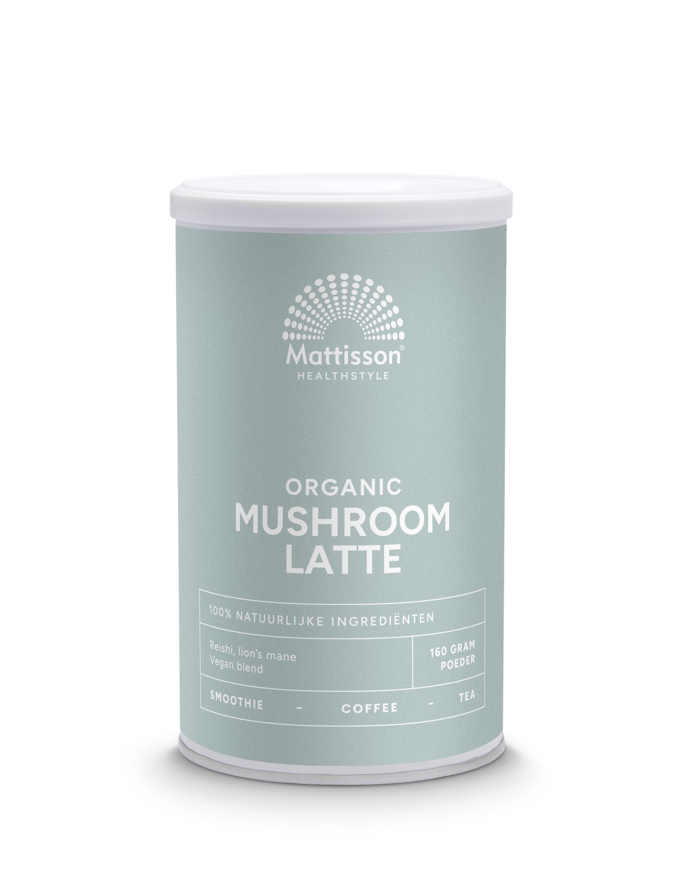 Mattisson Latte mushroom reishi - cordyceps bio 160 Gram