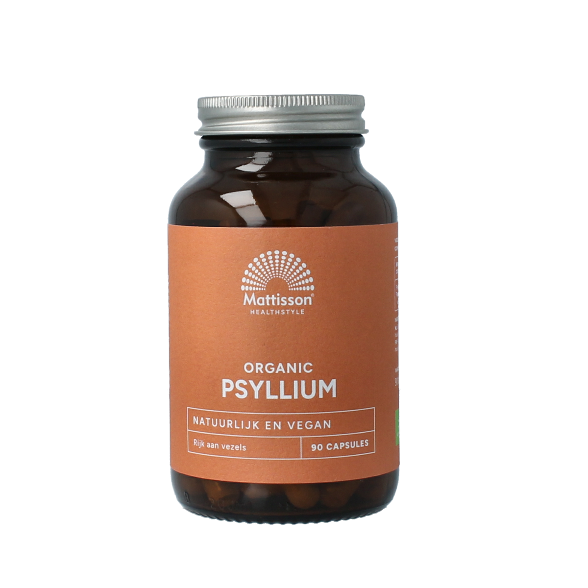 Mattisson Psyllium Husk 750mg bio 90.00 Vegetarische capsules