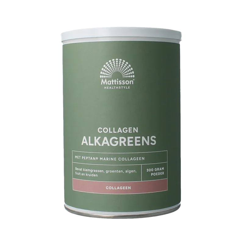 Mattisson Collagen collageen AlkaGreens poeder 300 Gram