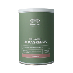 Mattisson Collagen collageen AlkaGreens poeder 300 Gram