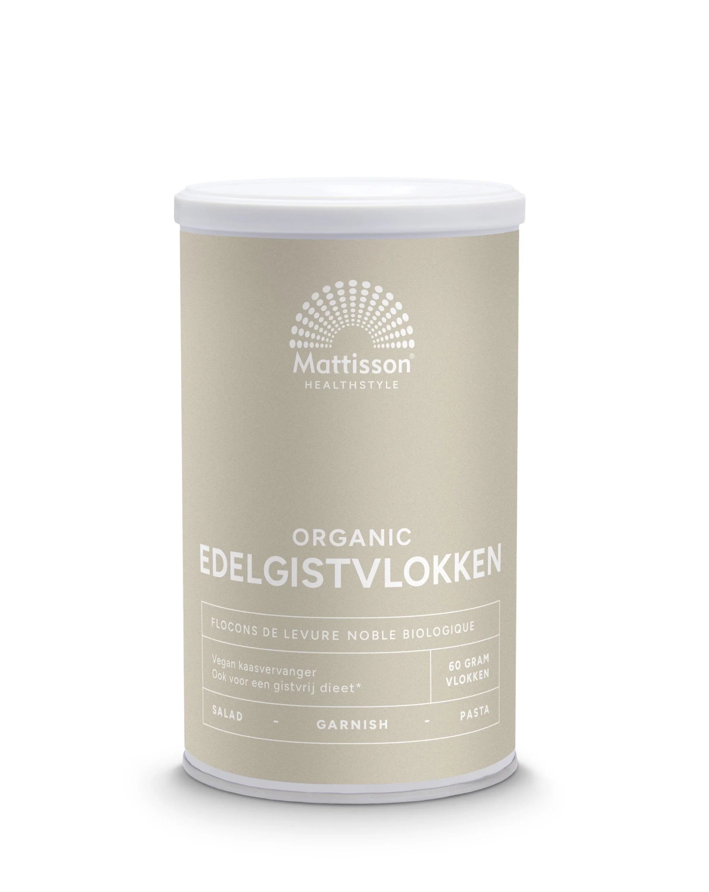 Mattisson Edelgistvlokken 100% puur bio 60 Gram