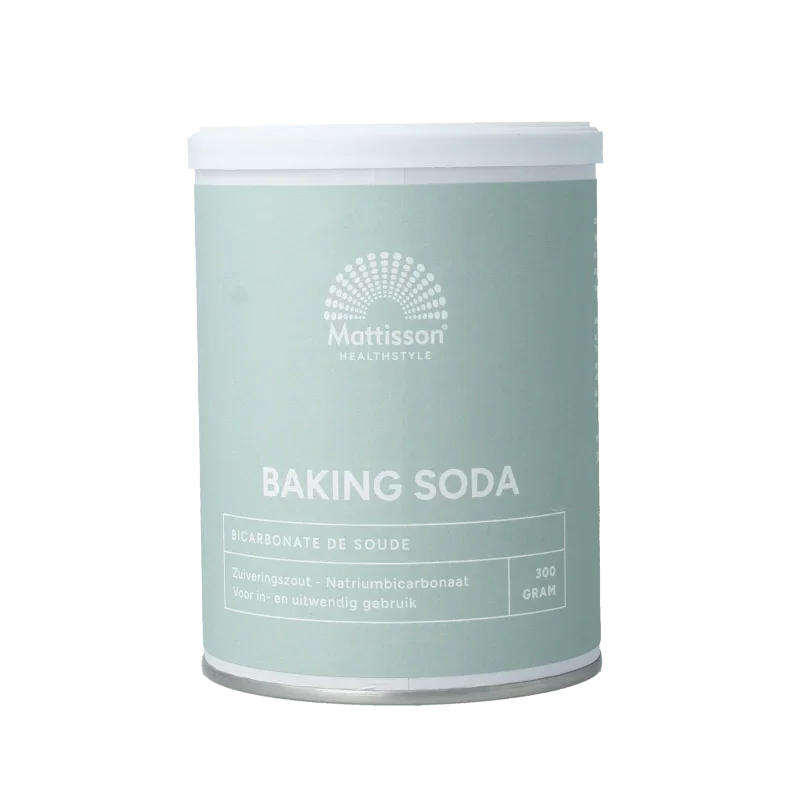 Mattisson Baking soda zuiveringszout natriumbicarbonaat 300 Gram