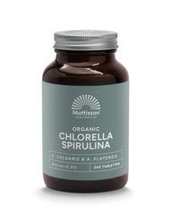 Mattisson Organic chlorella spirulina 500mg bio 240.00 Tabletten