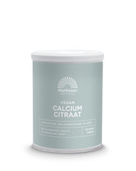 Mattisson Calcium citraat poeder - 21% elementair calcium 125 Gram