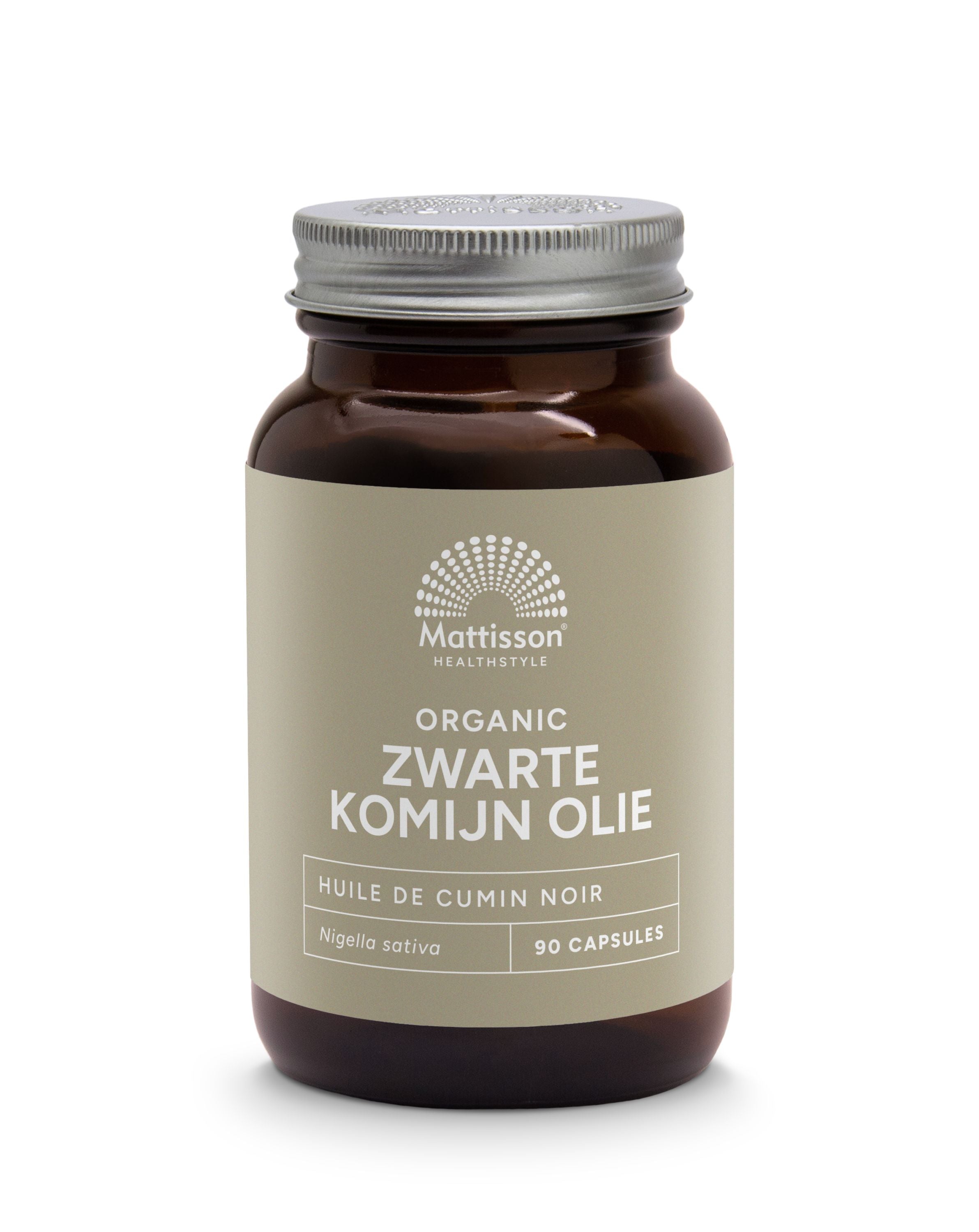 Mattisson Organic zwarte komijn 500mg bio 90 Capsules