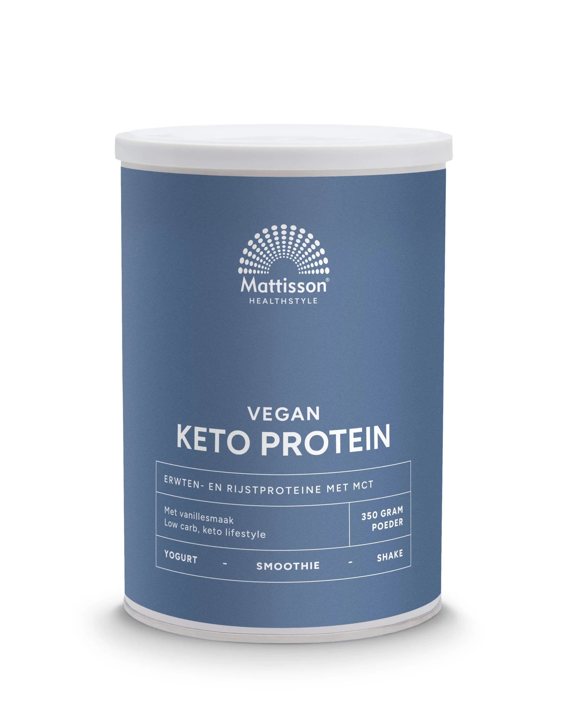 Mattisson Vegan Keto protein shake - pea, rice & MCT 350.00 Gram