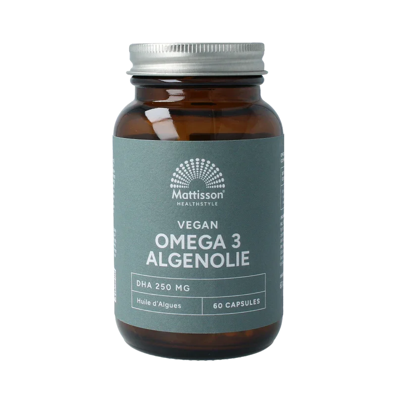 Mattisson Vegan omega-3 algenolie DHA 260mg 60 Vegetarische capsules