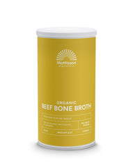 Mattisson Organic beef bone broth botten bouillon bio 180 Gram