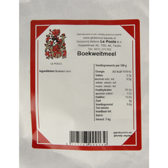 Le Poole Boekweitmeel 5 Kilogram